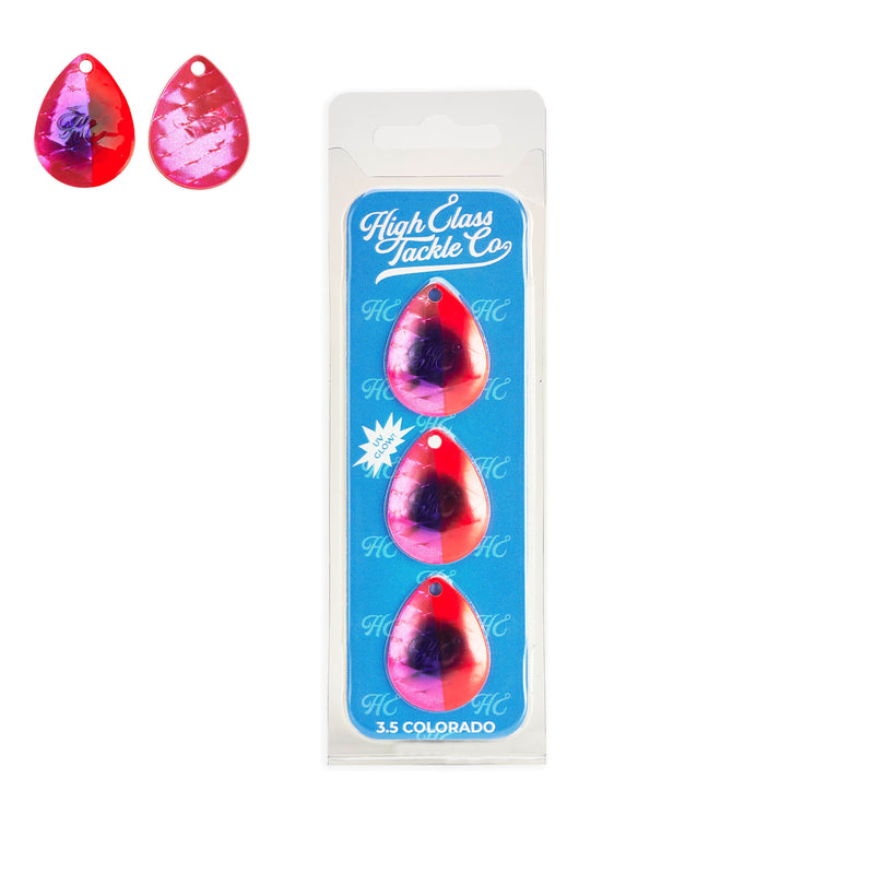 Load image into Gallery viewer, 'Grape Jelly Jag' High Class 3.5 Colorado Blades (3-Pack)