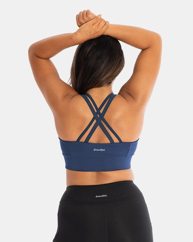 Load image into Gallery viewer, Double Down Bra – Night Swim Navy