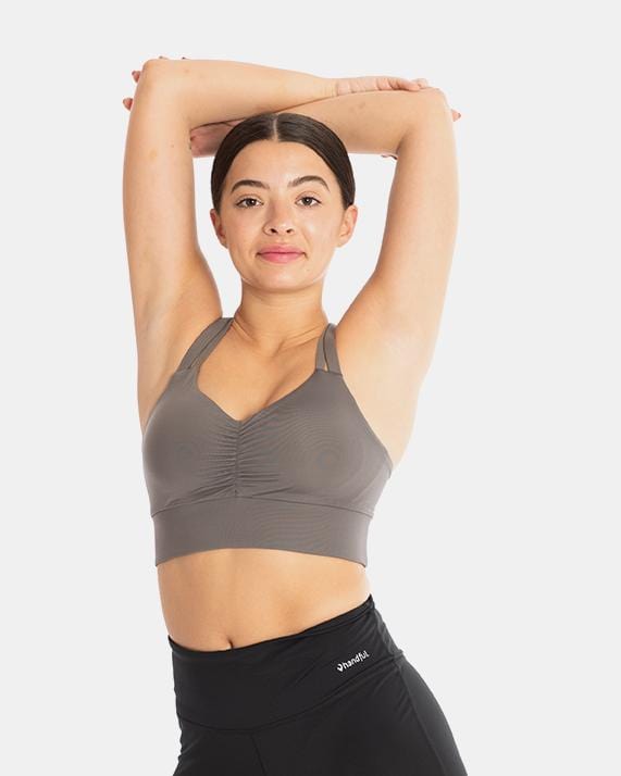 Load image into Gallery viewer, Double Down Bra – Magnetic Gray