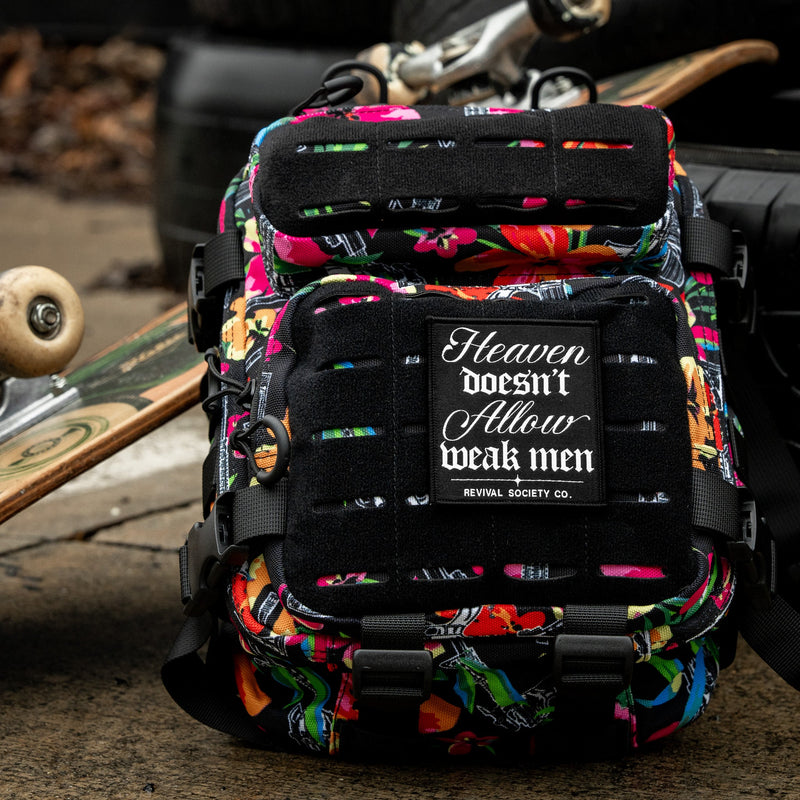 Load image into Gallery viewer, Heaven Doesn't Allow Weak Men Velcro Patch