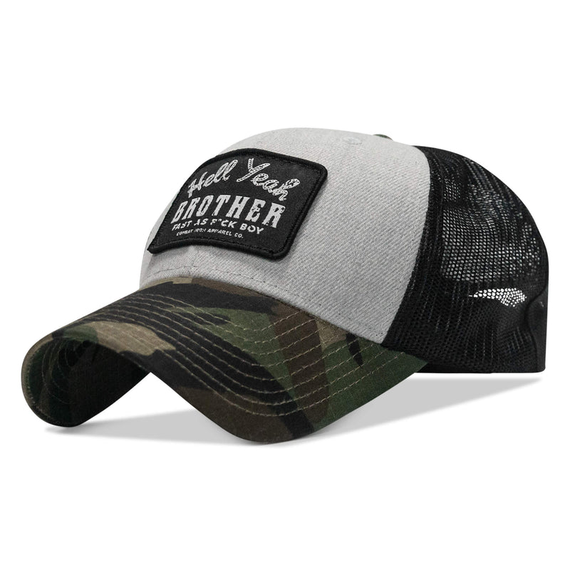 Load image into Gallery viewer, Hell Yeah Brother Patch Snapback Hat