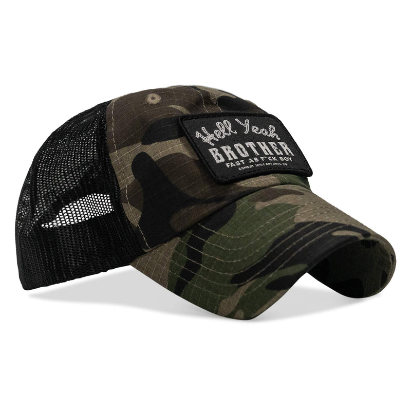 Load image into Gallery viewer, Hell Yeah Brother Patch Tactical Ripstop Mesh Snapback Hat