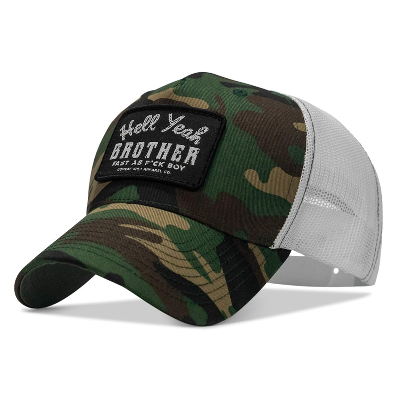 Load image into Gallery viewer, Hell Yeah Brother Patch Snapback Hat