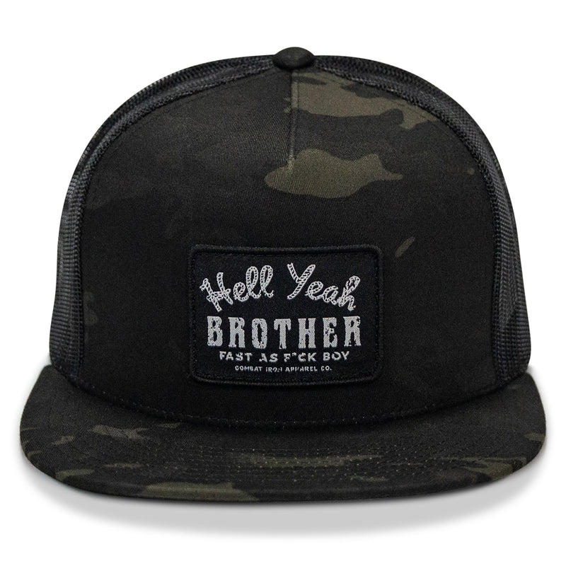 Load image into Gallery viewer, Hell Yeah Brother Flatbill SnapBack Hat