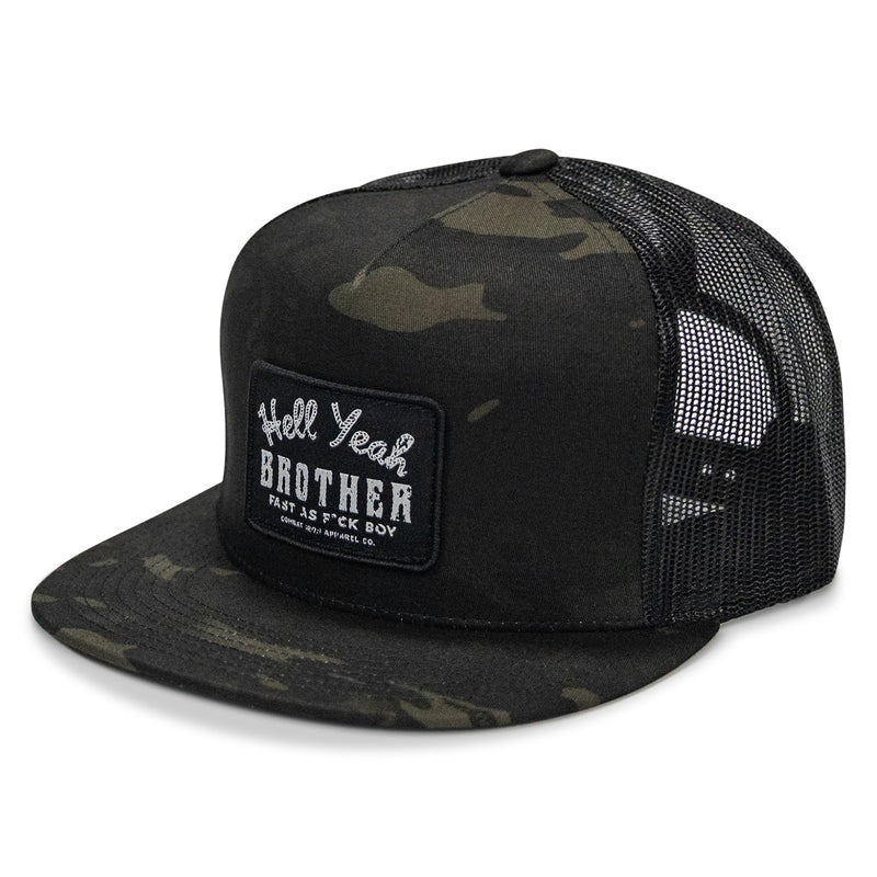 Load image into Gallery viewer, Hell Yeah Brother Flatbill SnapBack Hat