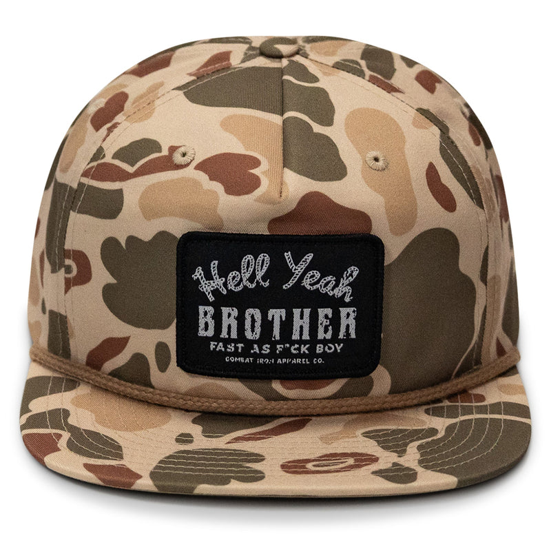Load image into Gallery viewer, Hell Yeah Brother Flatbill SnapBack Hat