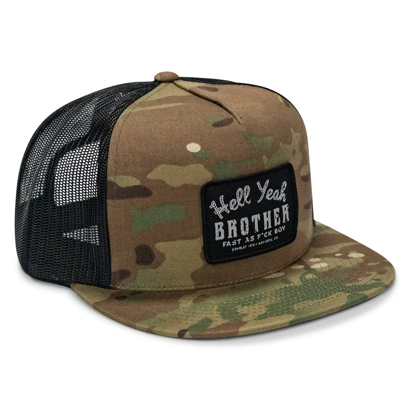Load image into Gallery viewer, Hell Yeah Brother Flatbill SnapBack Hat