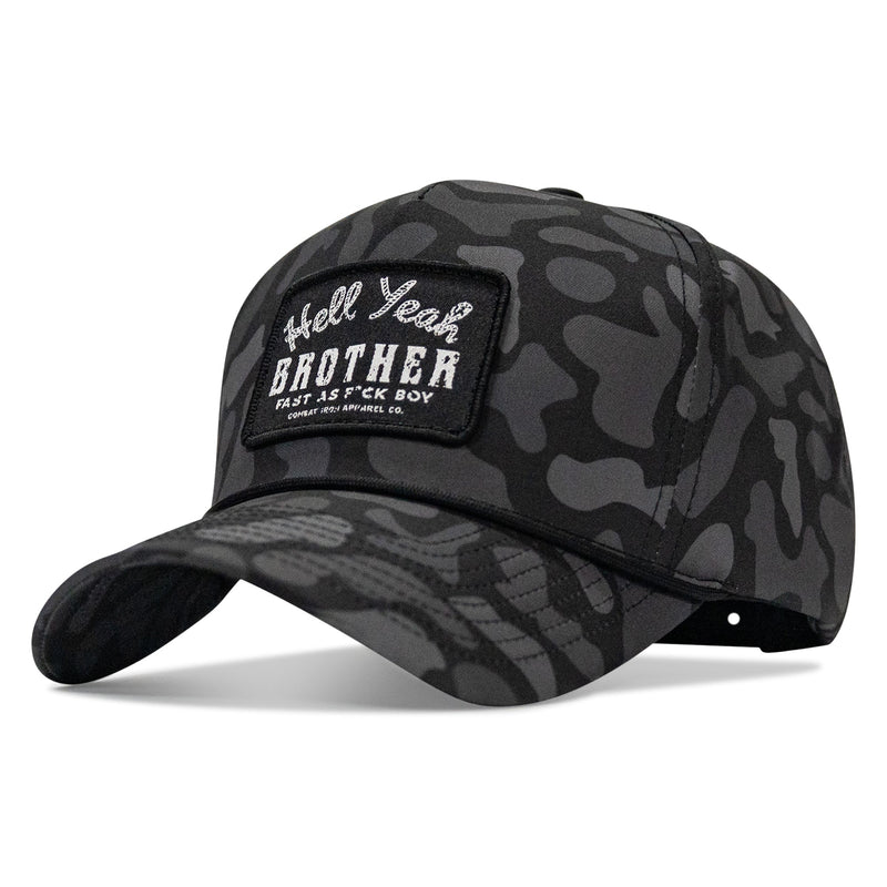 Load image into Gallery viewer, Hell Yeah Brother Patch 5 Pannel Rope Snapback