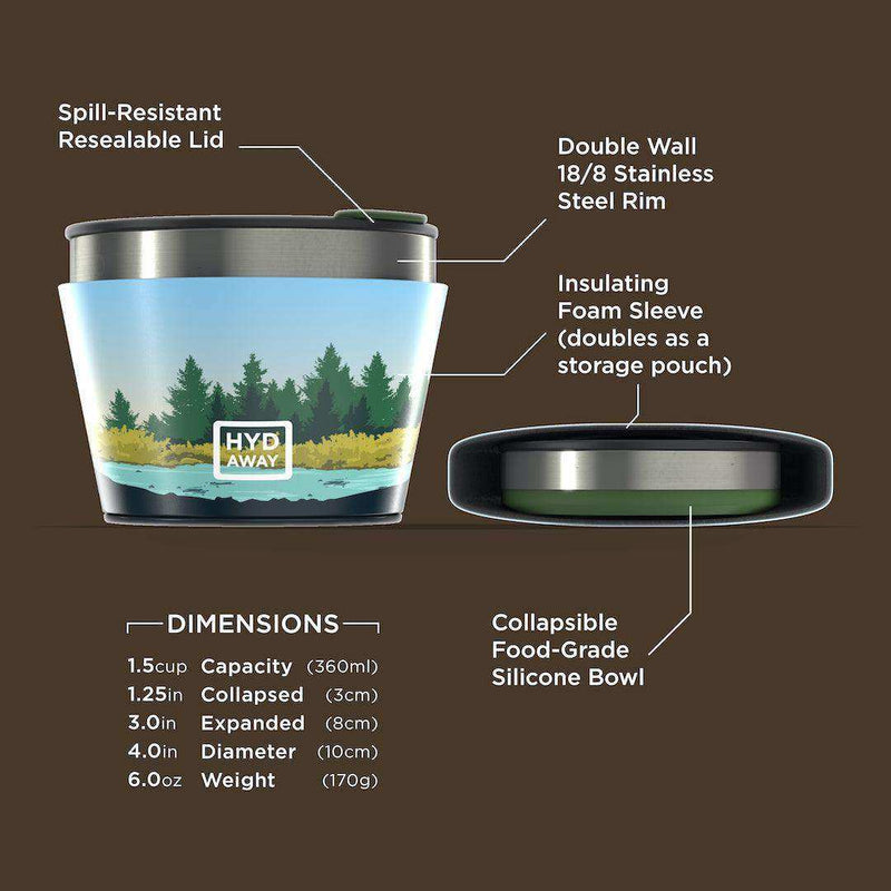 Load image into Gallery viewer, Collapsible Insulated Bowl | 1.5-Cup - Skoutley Outdoors LLC
