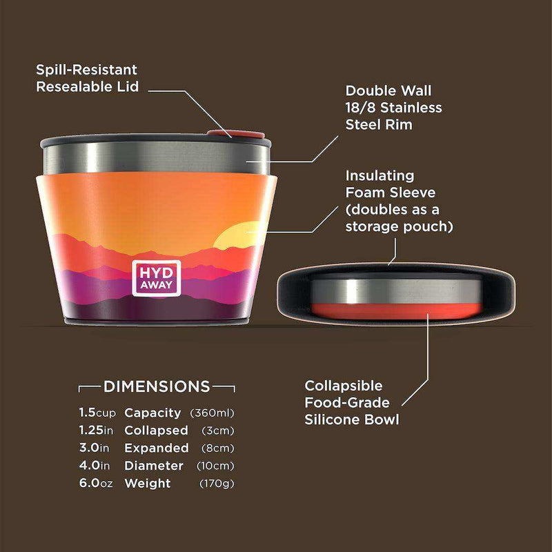 Load image into Gallery viewer, Collapsible Insulated Bowl | 1.5-Cup - Skoutley Outdoors LLC