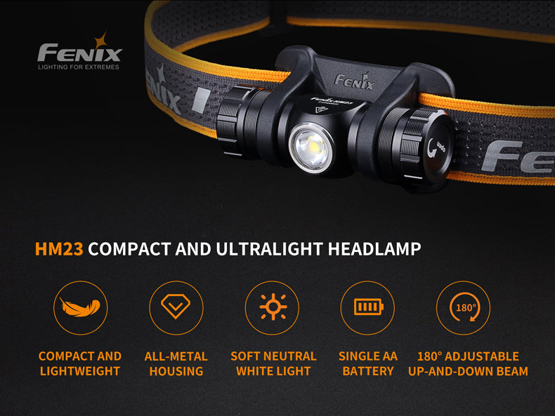 Load image into Gallery viewer, Fenix HM23 Compact Hiking and Running Headlamp - Discontinued