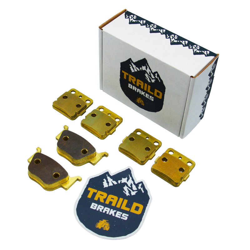 Load image into Gallery viewer, Honda Rancher/Foreman TRX420/TRX500/TRX520 2009-2026 Brass Brake Pad Set
