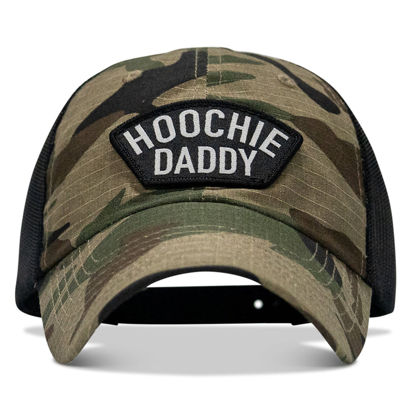 Load image into Gallery viewer, Hoochie Daddy Arched Patch Tactical Ripstop Mesh Snapback Hat