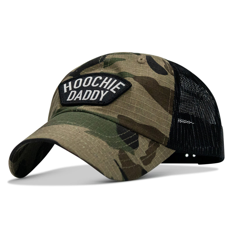 Load image into Gallery viewer, Hoochie Daddy Arched Patch Tactical Ripstop Mesh Snapback Hat