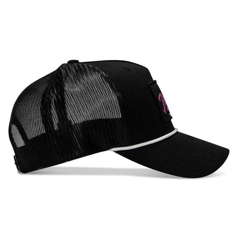 Load image into Gallery viewer, Hoochie Daddy Retro Script Classic 5 Panel Ripstop Rope Snapback Hat
