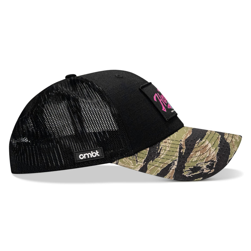 Load image into Gallery viewer, Hoochie Daddy Retro Script Patch Original Ripstop Snapback Hat