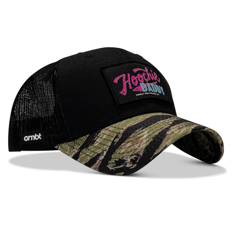Load image into Gallery viewer, Hoochie Daddy Retro Script Patch Original Ripstop Snapback Hat