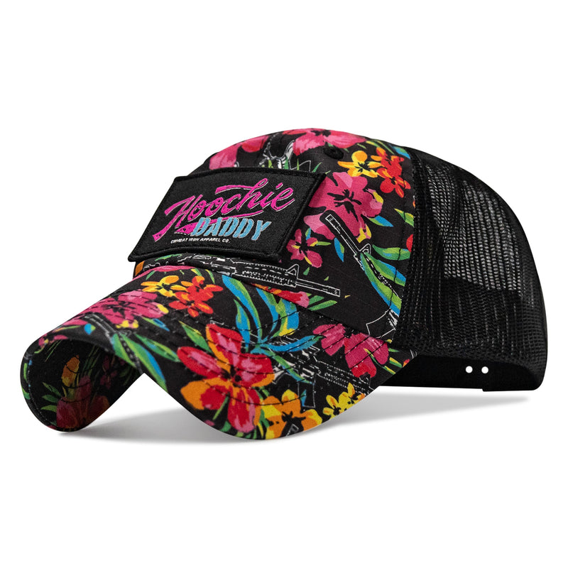 Load image into Gallery viewer, Hoochie Daddy Retro Script Patch Ripstop Tactical Mesh Snapback Hat