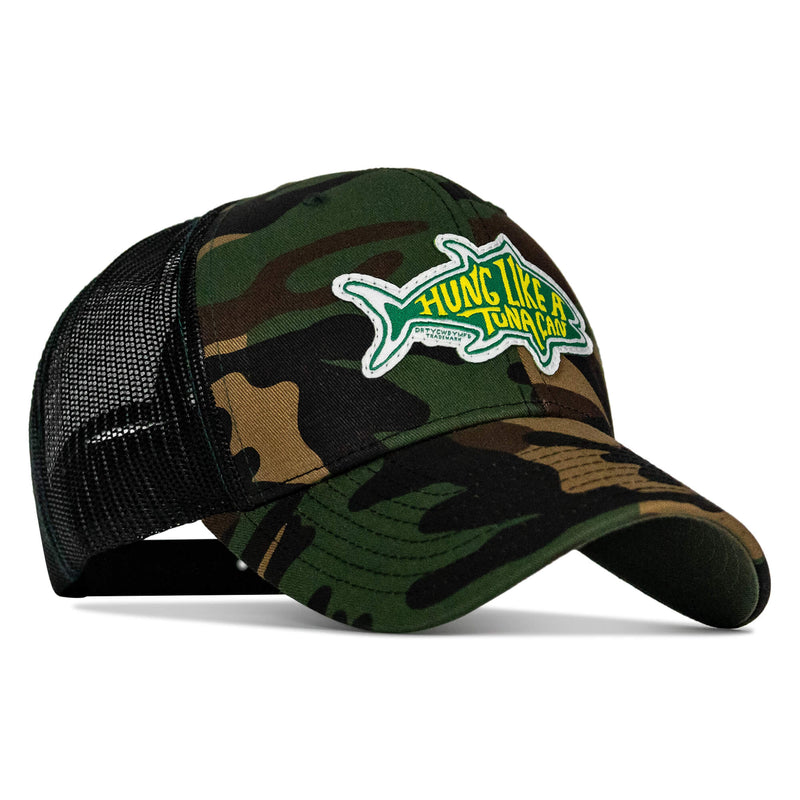 Load image into Gallery viewer, Hung Like A Tuna Can Snapback Hat