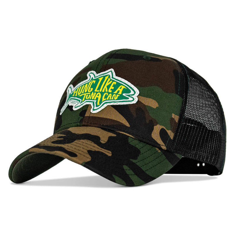 Load image into Gallery viewer, Hung Like A Tuna Can Snapback Hat