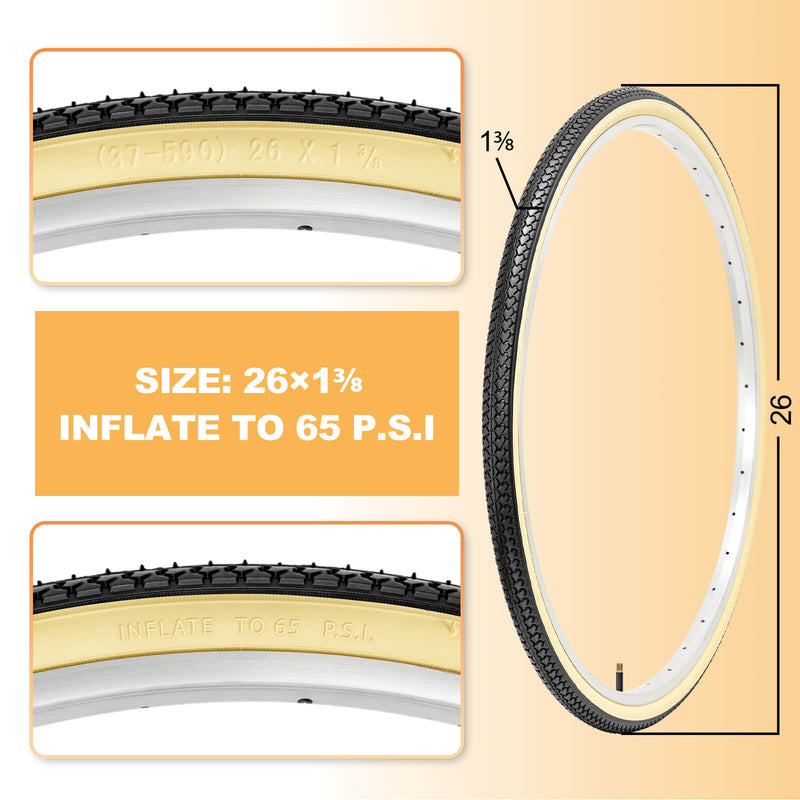 Load image into Gallery viewer, RetroPath Beige Wall - 26×1 3/8 (37-590)