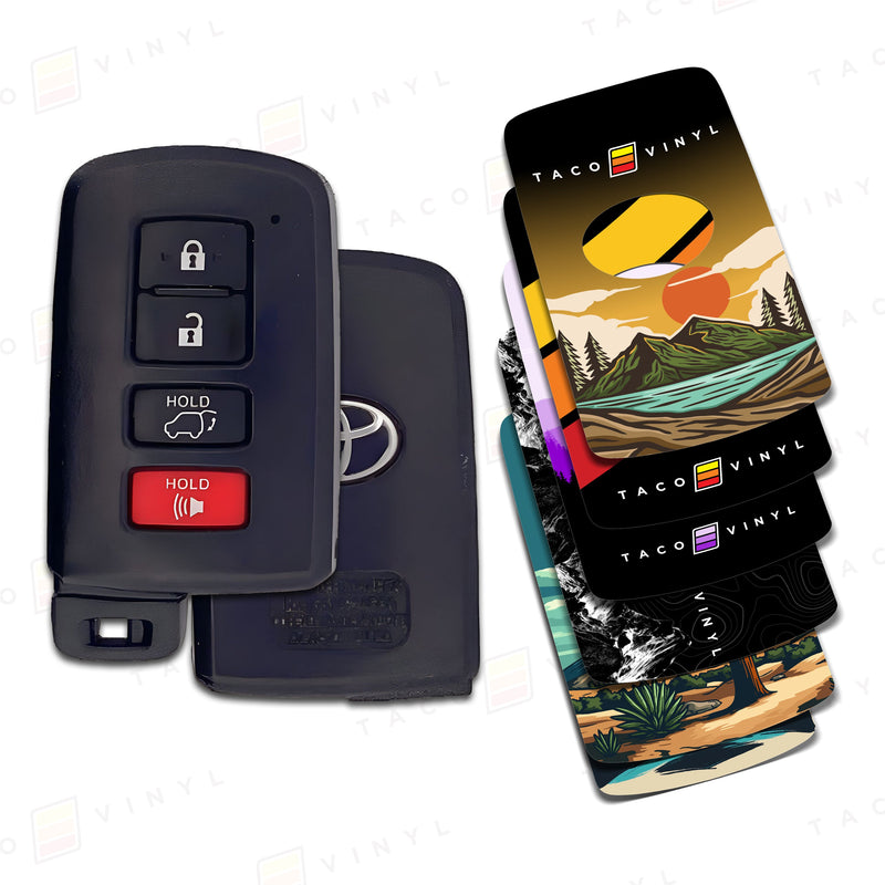 Load image into Gallery viewer, Toyota Key Fob Decals (HYQ14FBB)