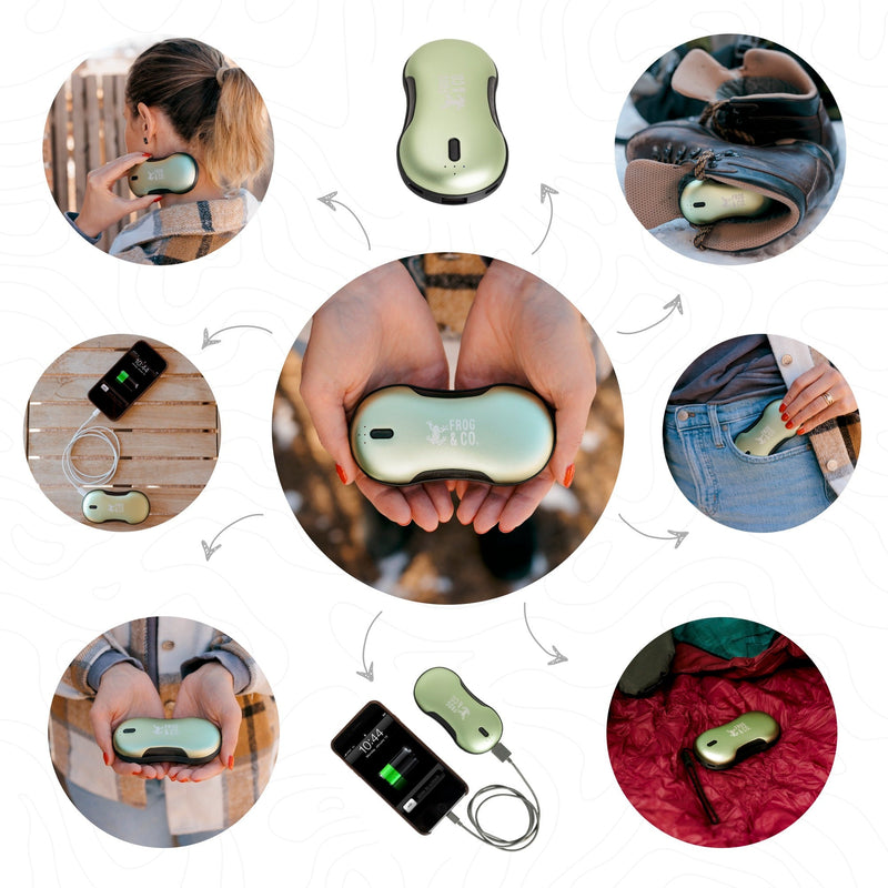 Load image into Gallery viewer, QuickHeat Rechargeable HandWarmer Pro