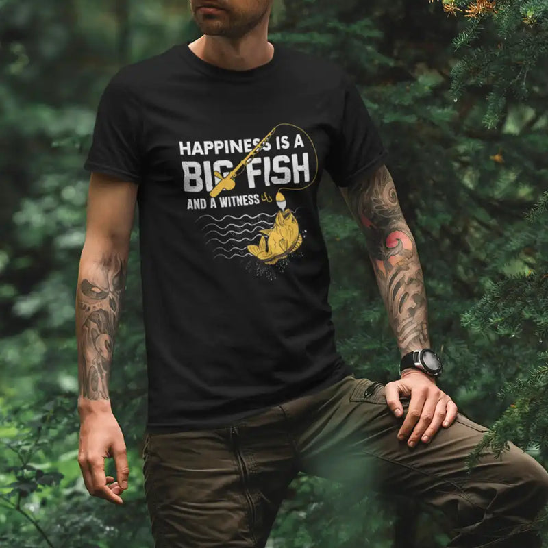 Load image into Gallery viewer, Happiness Is A Big Fish Man T-Shirt