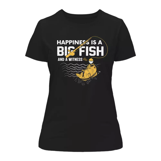 Happiness Is A Big Fish T-Shirt for Women