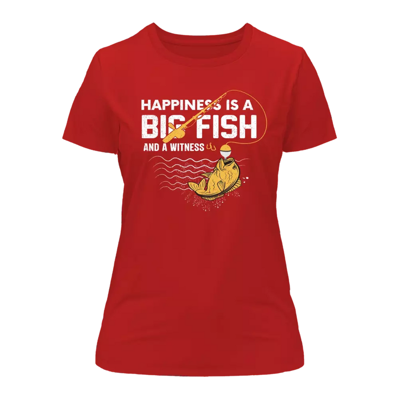 Load image into Gallery viewer, Happiness Is A Big Fish T-Shirt for Women