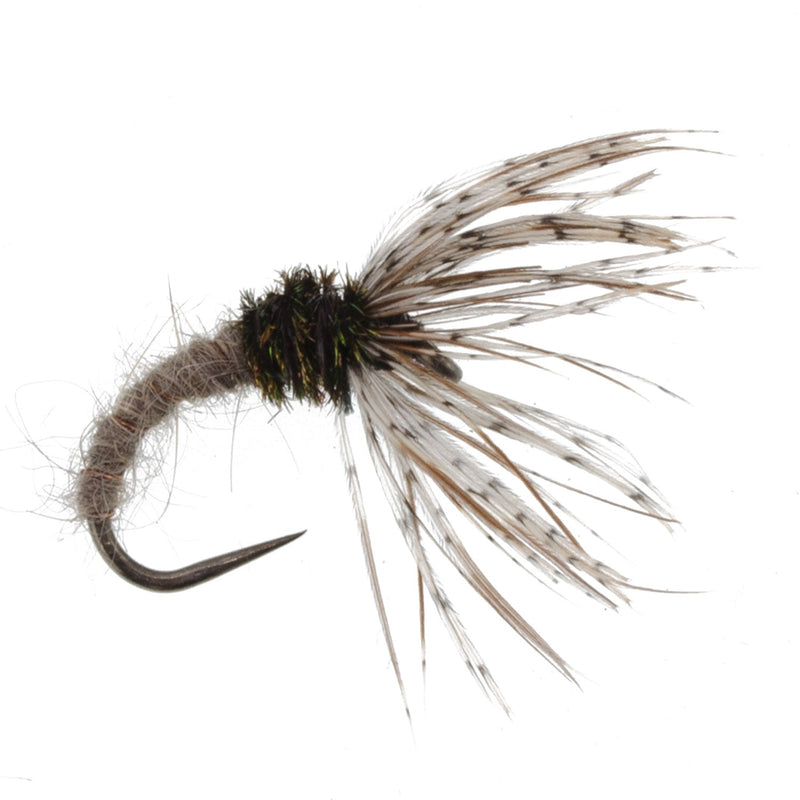 Load image into Gallery viewer, 3 Pack Hares Ear Sakasa Kebari - Tenkara Flies - Size 10