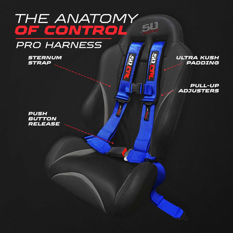 Load image into Gallery viewer, Pro Series 2" & 3" 4 point Harness with push button release