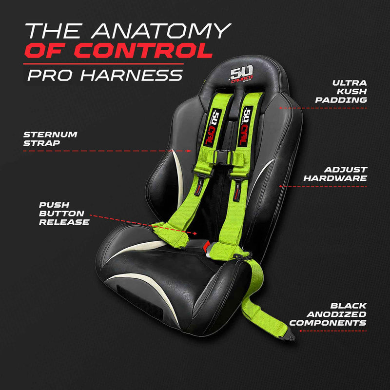 Load image into Gallery viewer, Pro Series 2" & 3" 4 point Harness with push button release