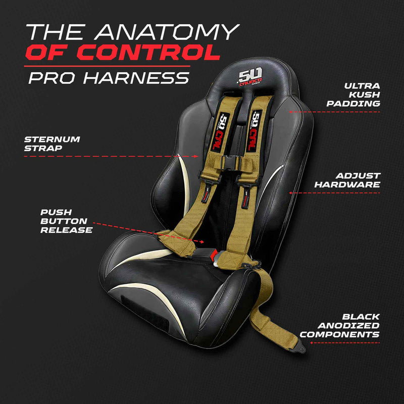 Load image into Gallery viewer, Pro Series 2" & 3" 4 point Harness with push button release