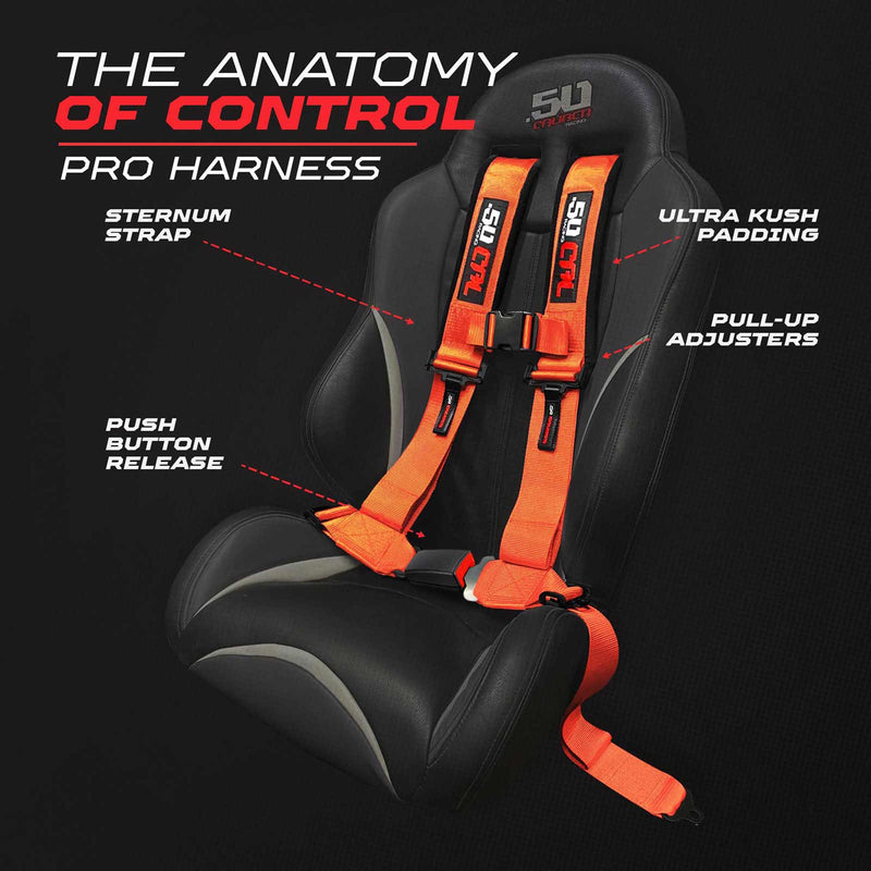 Load image into Gallery viewer, Pro Series 2" & 3" 4 point Harness with push button release