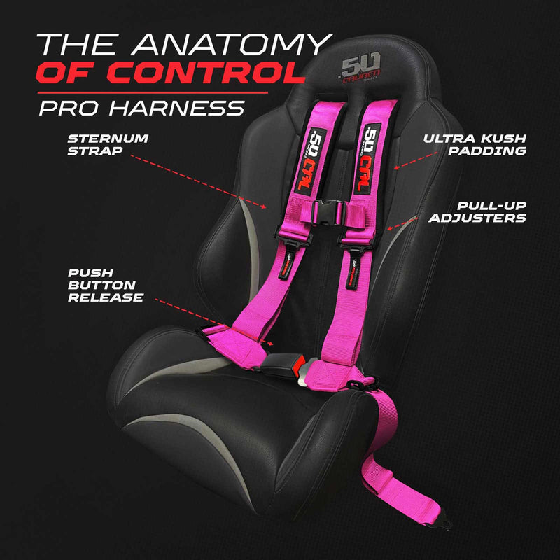 Load image into Gallery viewer, Pro Series 2" & 3" 4 point Harness with push button release
