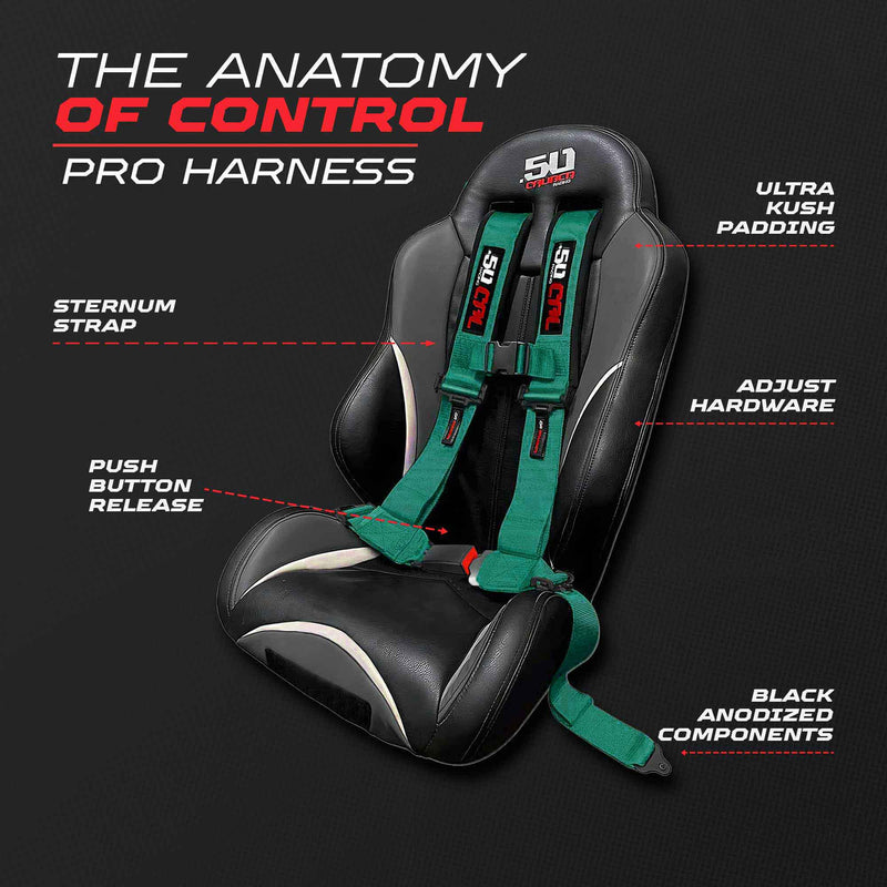 Load image into Gallery viewer, Pro Series 2" & 3" 4 point Harness with push button release