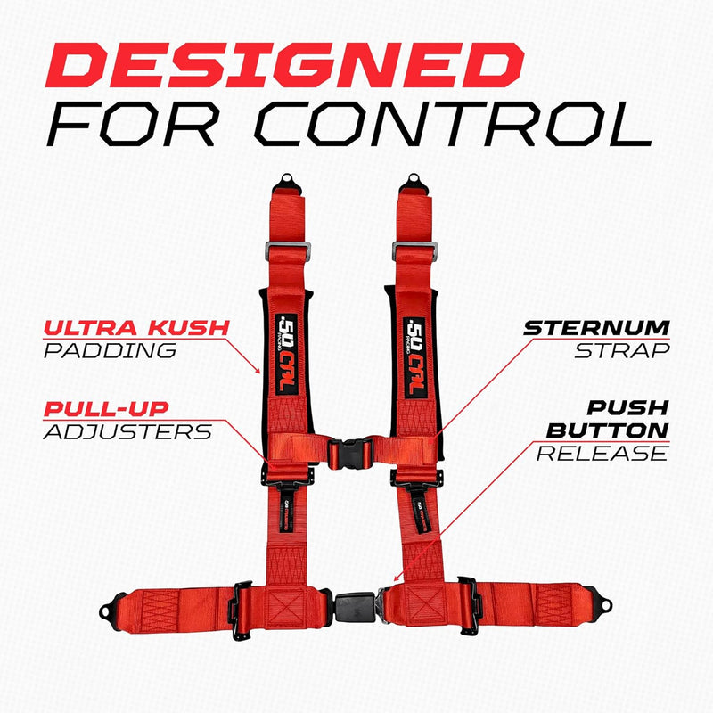 Load image into Gallery viewer, Pro Series 2" & 3" 4 point Harness with push button release
