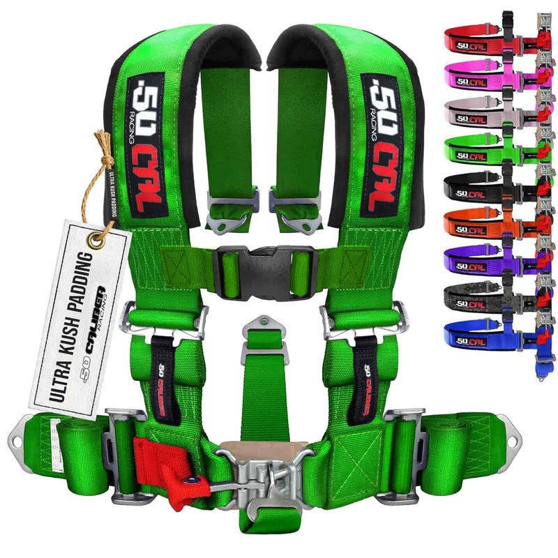 Load image into Gallery viewer, 2" 5 point Pro Series Latch Harness 50 Caliber Racing Harness