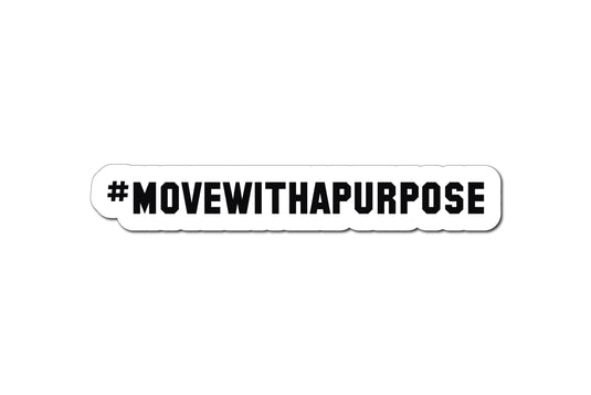 #MOVEWITHAPURPOSE HELMET DECAL