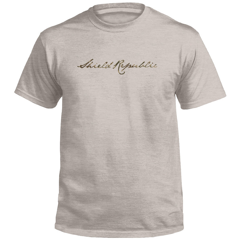 Load image into Gallery viewer, Shield Republic Duck Camo Script (Front)