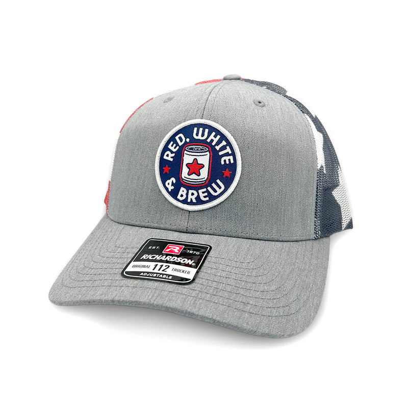 Load image into Gallery viewer, Red White and Brew (Woven Patch)