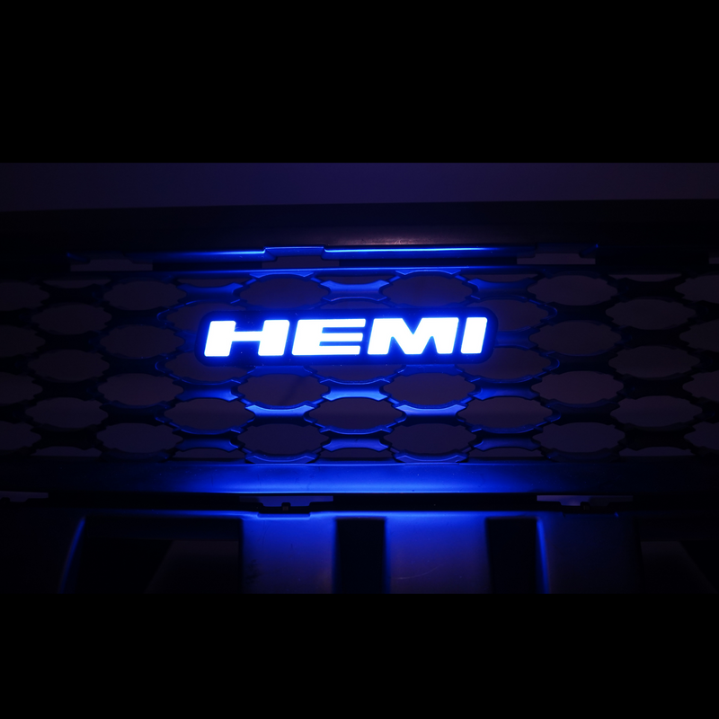 Load image into Gallery viewer, Hemi LED Badge (Multicolor Flow)