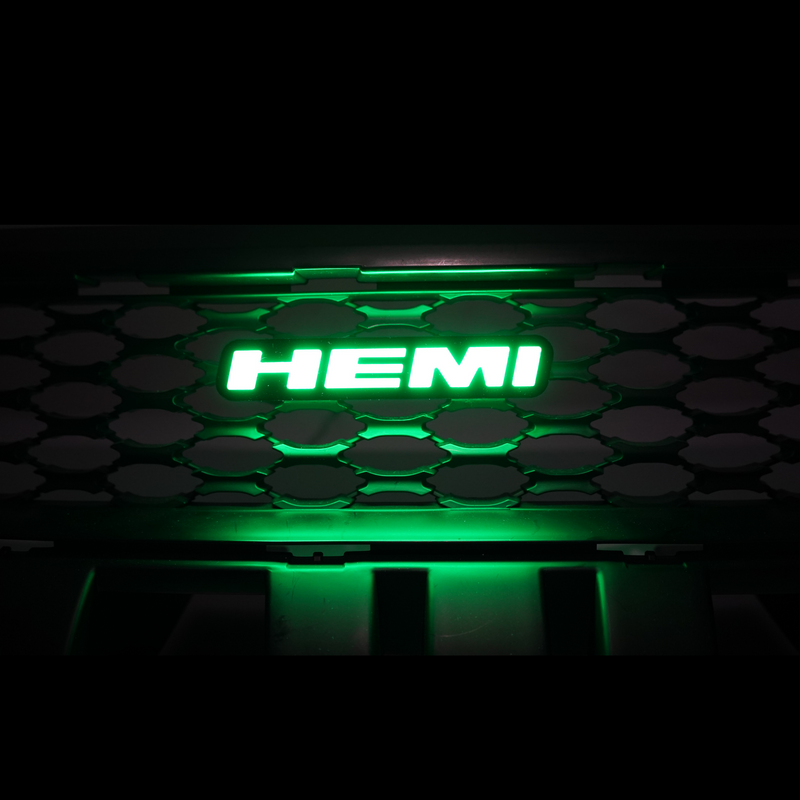 Load image into Gallery viewer, Hemi LED Badge (Multicolor Flow)