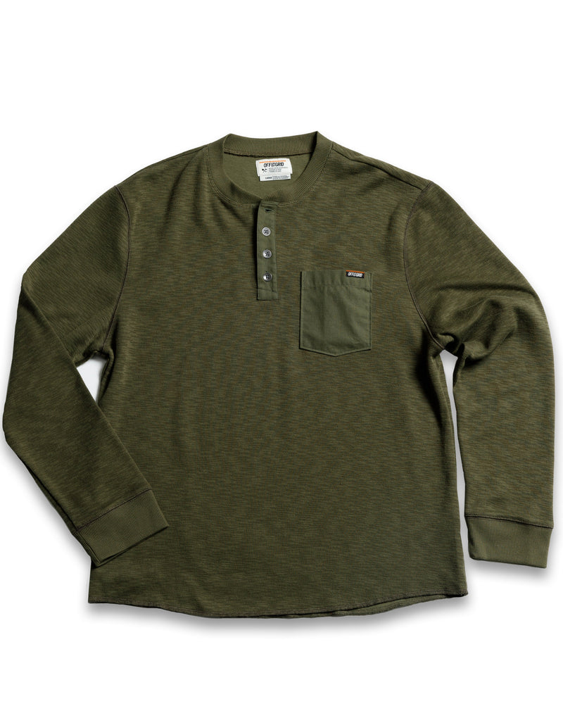Load image into Gallery viewer, Draper Henley - Dark Olive