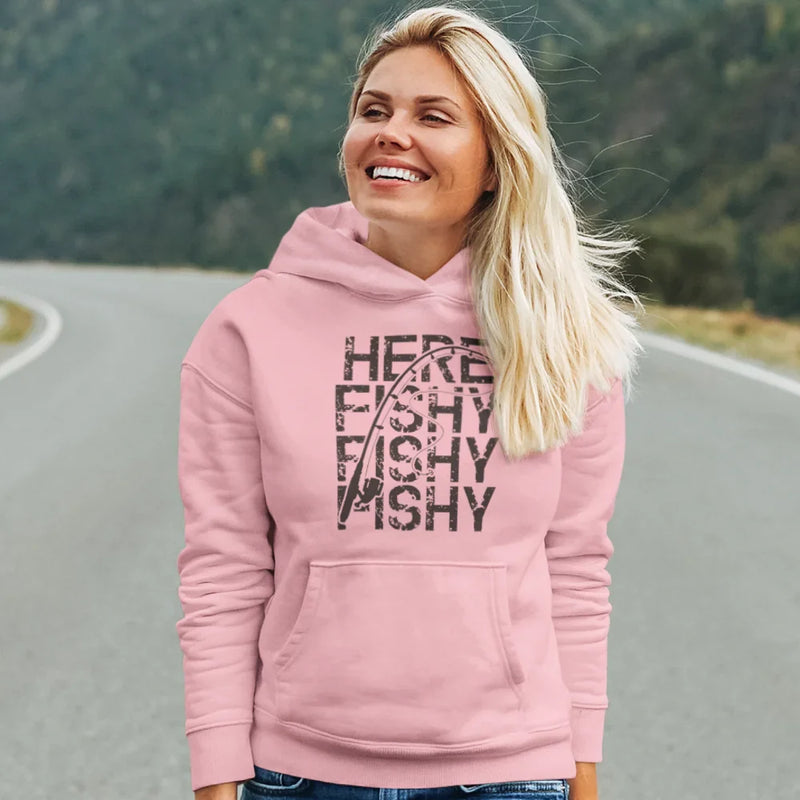 Load image into Gallery viewer, Here Fishy Fishy Unisex Hoodie