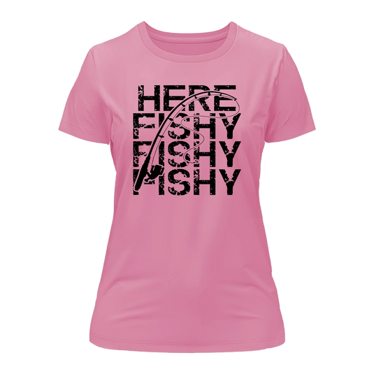Here Fishy Fishy T-Shirt for Women