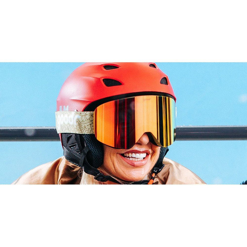 Load image into Gallery viewer, "Here For The Hot Toddies” SNOW G's Polarized Goggles