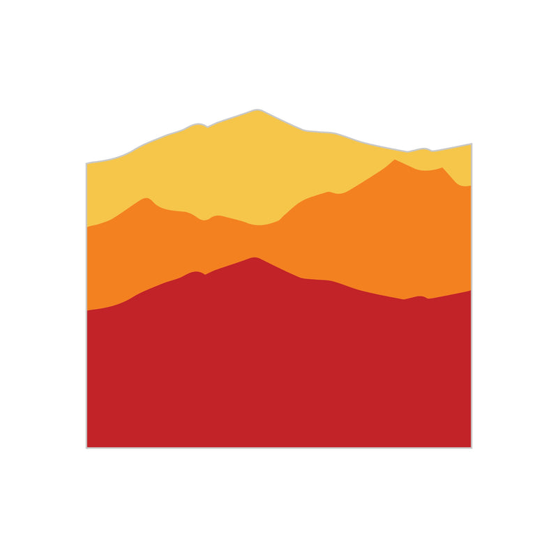 Load image into Gallery viewer, Sunset Mountain Decal