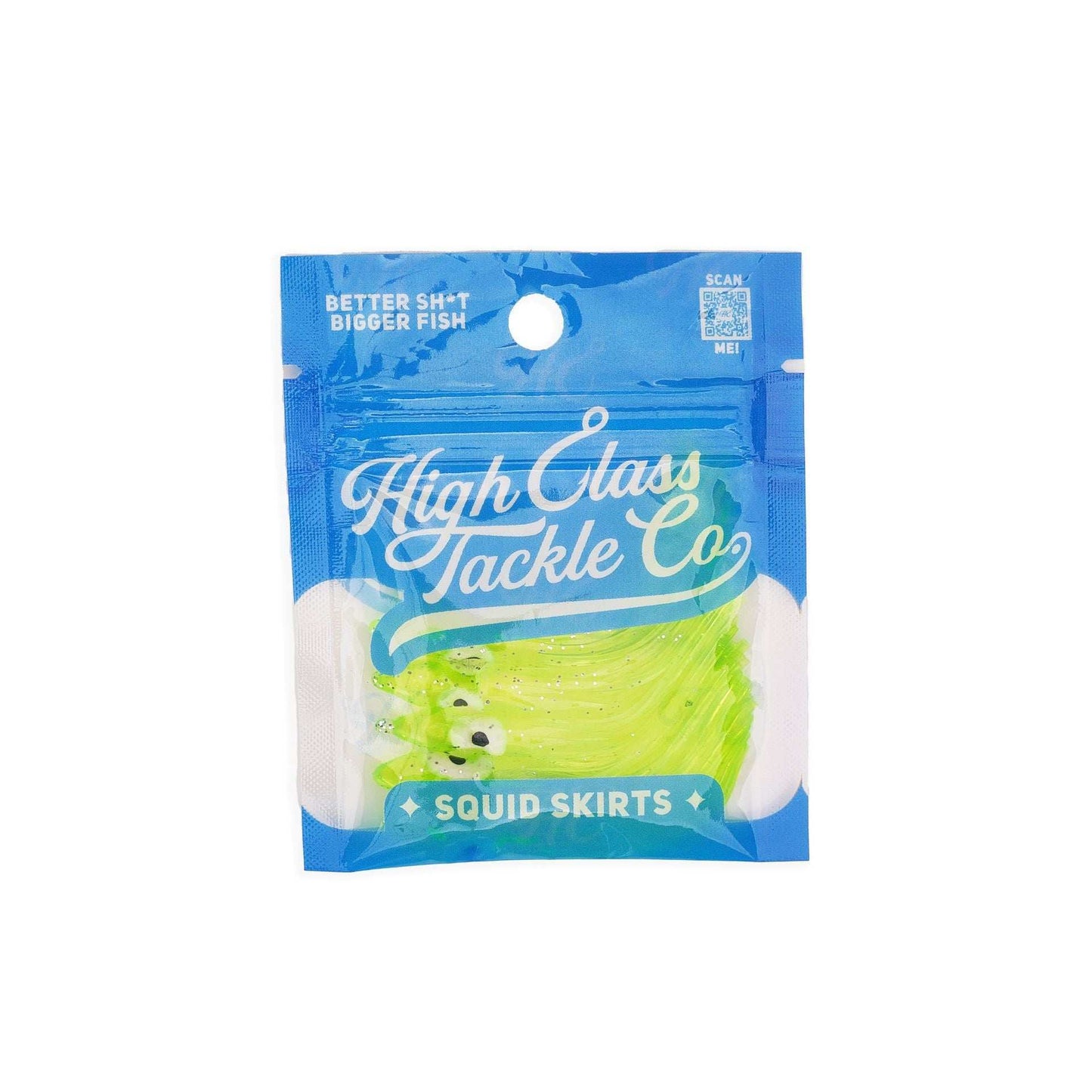 "Cheetah Piss" Hoochie Squid Skirts (5x PACK) 3.5" - Skoutley Outdoors LLC
